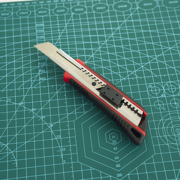 커터칼 빨강+커팅매트